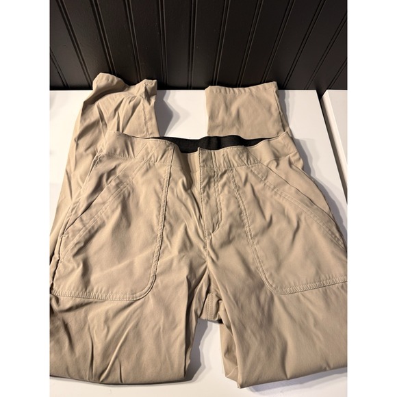 Eddie Bauer Pants - Eddier Bauer Tan Nylon Ankle Length Outdoor Hiking Pants Women's 12